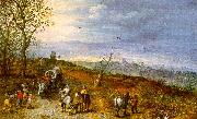 Jan Brueghel Wayside Encounter oil painting artist